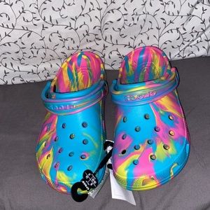 Tie Dye Crocs